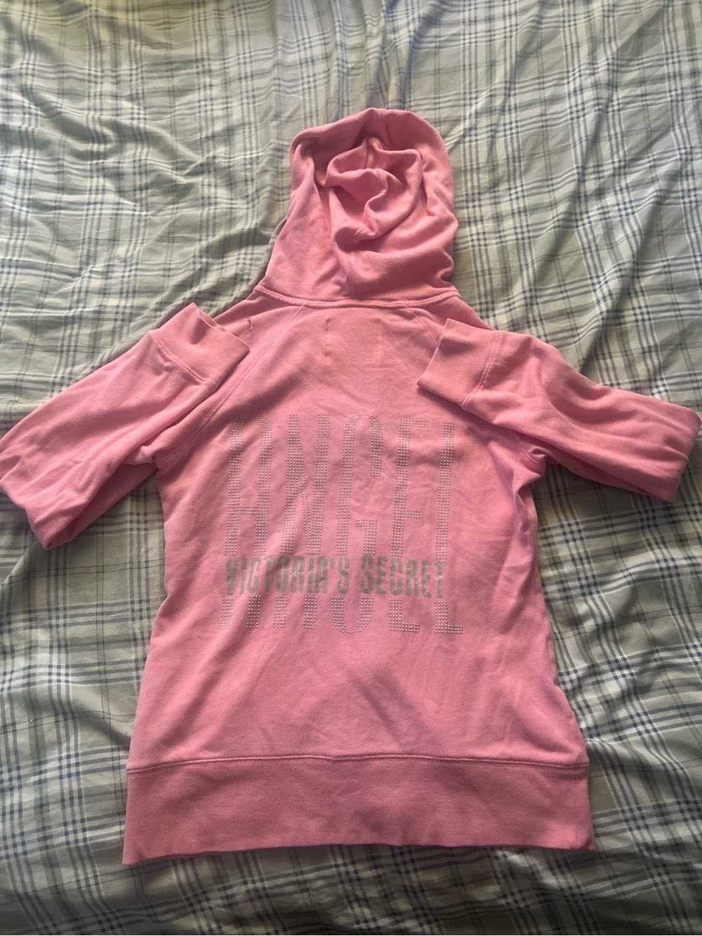 Victoria's Secret Pink Off-the-Shoulder Hooded Sweater